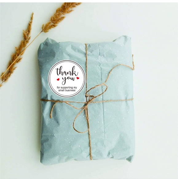 50 ct  are 2" Round Thank You Stickers Roll Labels|Used for Business - Picture 6 of 11